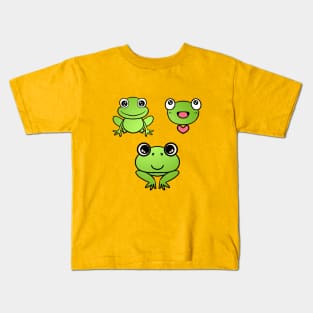 Super Mega Kawaii Frog Kids T-Shirt